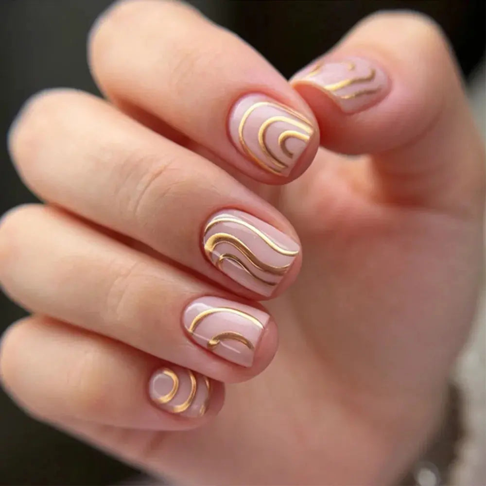 24Pcs French Tip Handmade Press On Nails Minimalist Solid Color Fake Nails Medium Square Full Cover Press On Nail Tips With Glue Ma boutique